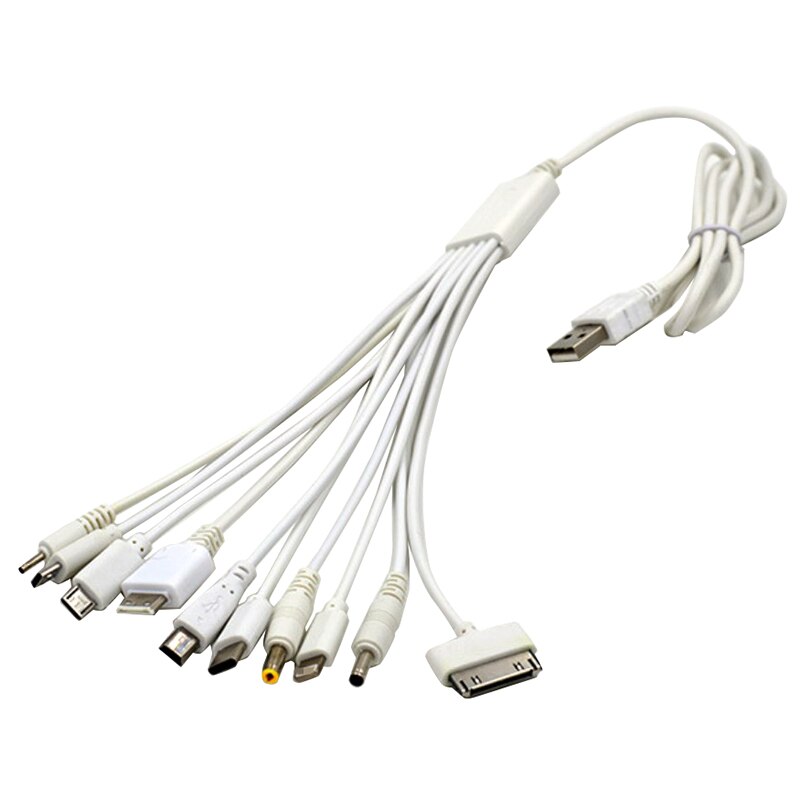 10 In 1 Pin Kabel Charger Usb Adapter Gegevens Draad Voor Psp Computer Kabels Multifunctionele Usb Data Transfer Kabel Universele multi