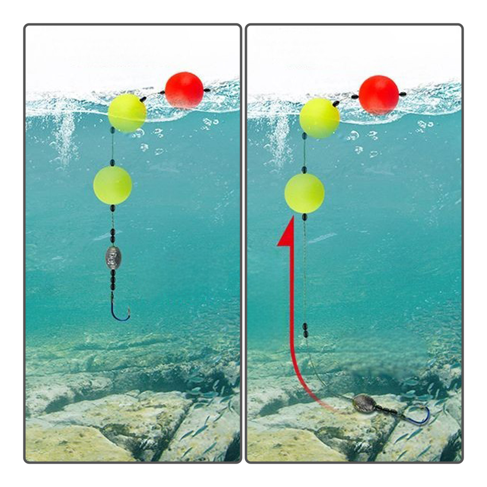 1 # -10 # EPS Float Ball Foam Ball Opvallende bonen Gemodificeerde Float Ball Float Sferische boei Vistuig Heldere kleuren