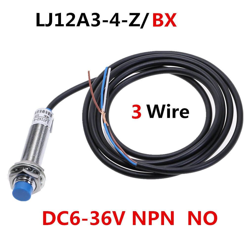 LJ12A3-4-Z/Bx/Ax/Cx/Door/Ay/Cy/Ex/Dx/Ez/dz Inductieve Proximity Sensor Switch Pnp Npn Dc 6V-36V M12: LJ12A3-4-ZBX