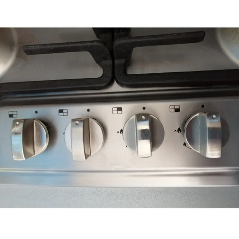 Gasfornuis Knoppen Fornuis Oven Schakelaar 6MM Gasfornuis Accessoires Montage Knop Universeel Zilver