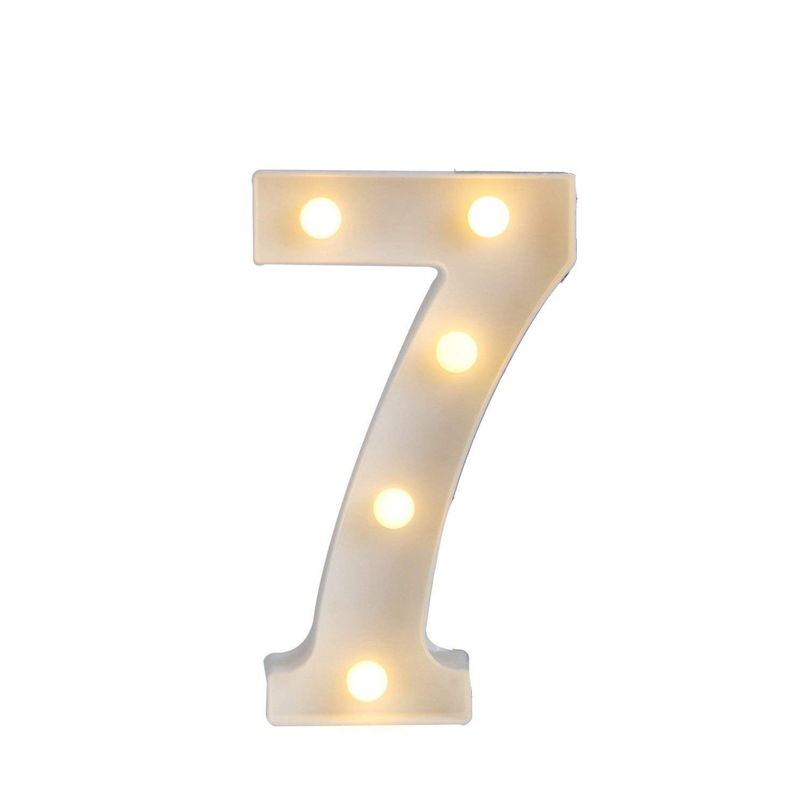 Number LED Night Lights Luminous Number Letter Lamp Light for Home Wedding Birthday Christmas Party Decoration Scene Props