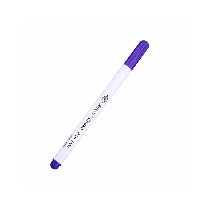 1-6pcs Quilting Sewing Tools Ink Disappearing Fabric Marker Pen DIY Cross Stitch Water Erasable Pen Dressmaking Tailor's Pen: Purple