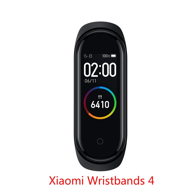 Xiaomi original mijia banda 5 pulseira inteligente 1.1 Polegada led tela colorida freqüência cardíaca rastreador de fitness bluetooth à prova dbluetooth água: Wristbands 4
