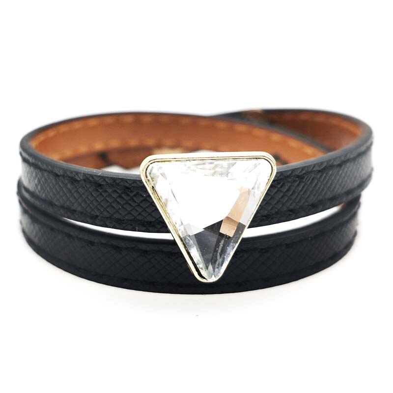 D & D LIEBE Leder Armbänder Armreif Für Frauen mehrschichtig Punk Charme Armbinde Weibliche Manschette Schmuck