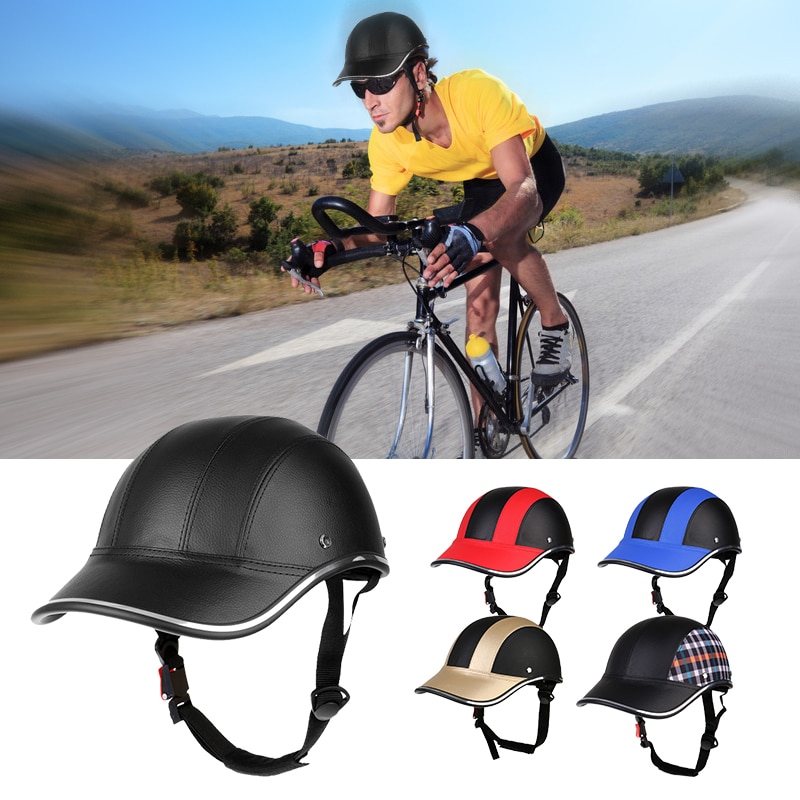 Bike Fietshelm Baseball Cap Anti Uv Veiligheid Fiets Helm Verstelbare Kinband Mannen Vrouwen Racefiets Helm Voor Mtb schaatsen