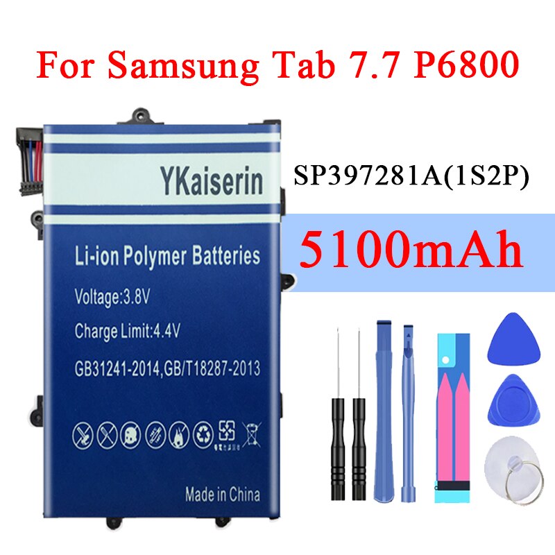 Batterij Voor Samsung Galaxy Tab 2 3 4 7.0 7.7 8.0 10.1 Tab 3 Lite Sm T111 T230 T210 T310 t530 T330 Gt P6800 P3100 P5200/SM-T230: Tab 7.7 P6800