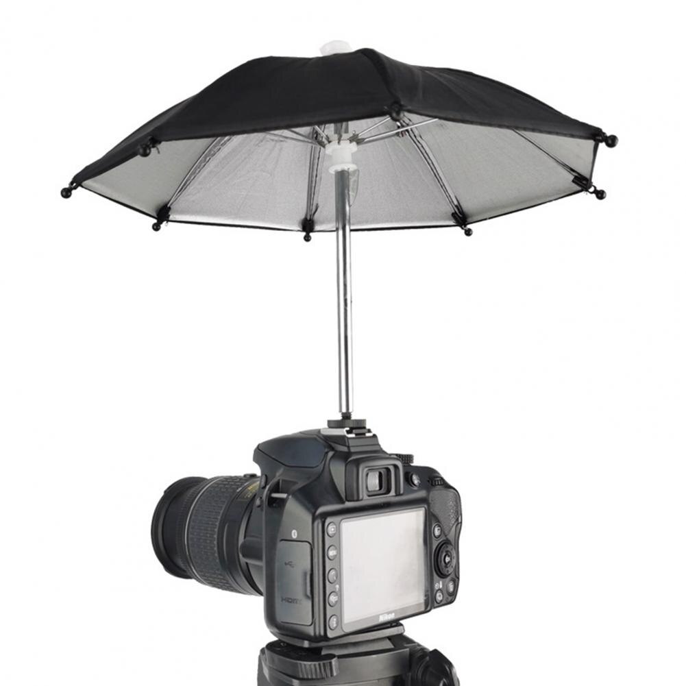 DSLR Camera Umbrella Universal Shoe Cover Photography Accessory Camera Sunshade Rainy Holder for Canon