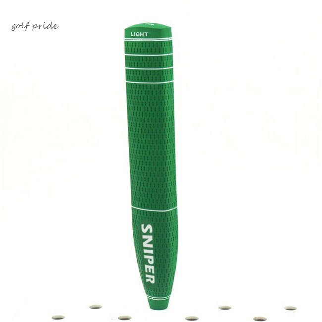 Golfgreb 2 tommelfinger golf putter greb 4 farver standard størrelse med 4 farver 1 stk putter klubber greb: Grøn