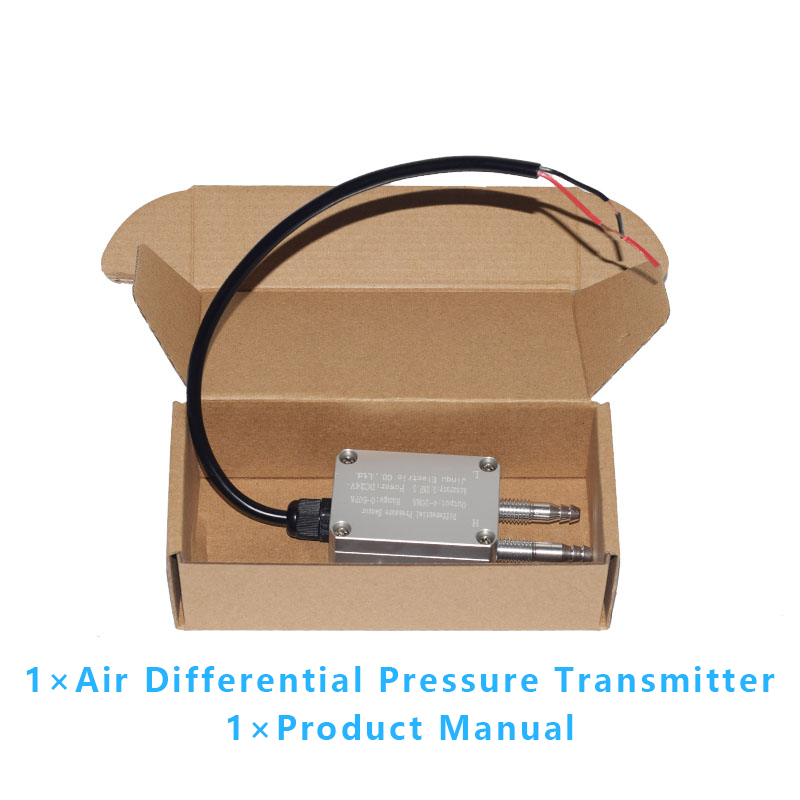 4-20mA Output Air Wind Pressure Transmitter Air Pressure Sensor Pressure Controller Micro Differential Pressure Transmitter DC24