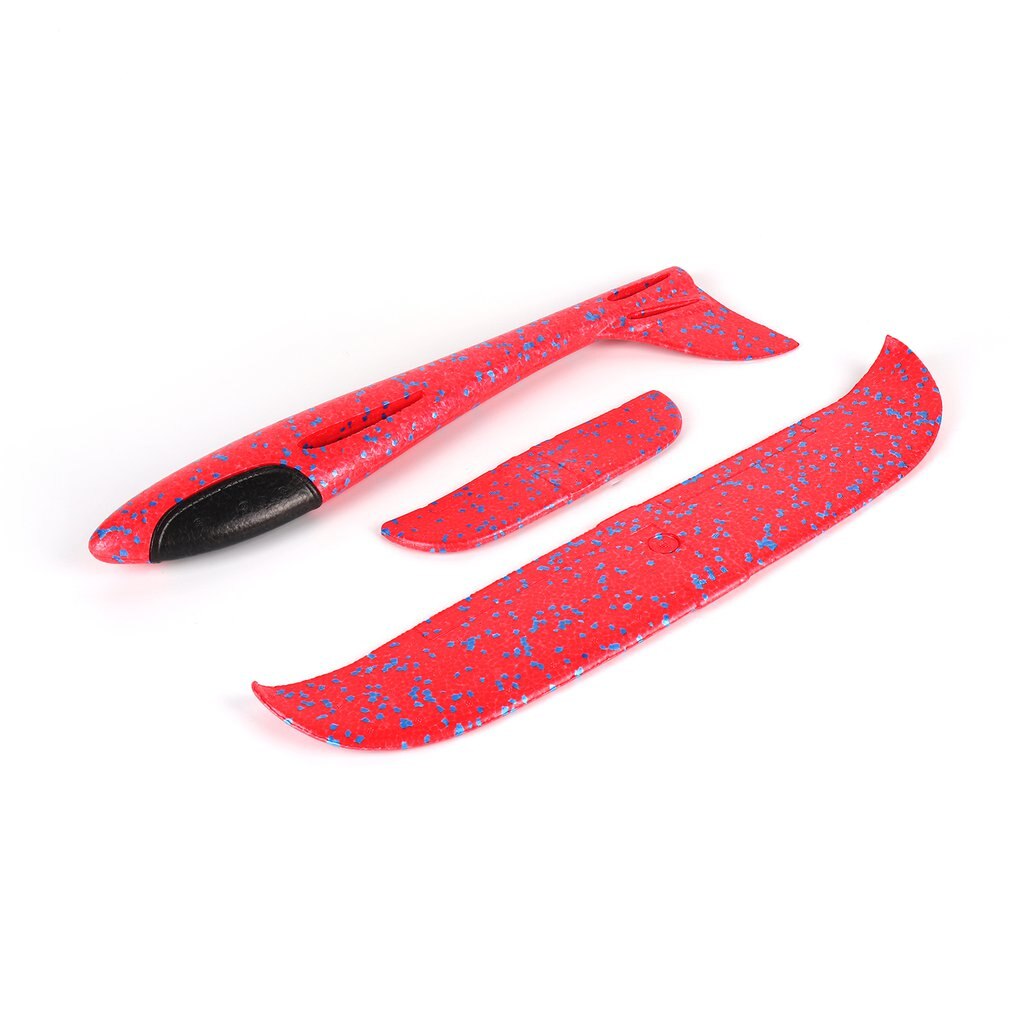 Gooien Vliegtuig Schuim Zweefvliegtuig Model Inertie Vliegtuigen Speelgoed Hand Launch Mini Vliegtuig Outdoor Speelgoed Voor Kinderen: Rood