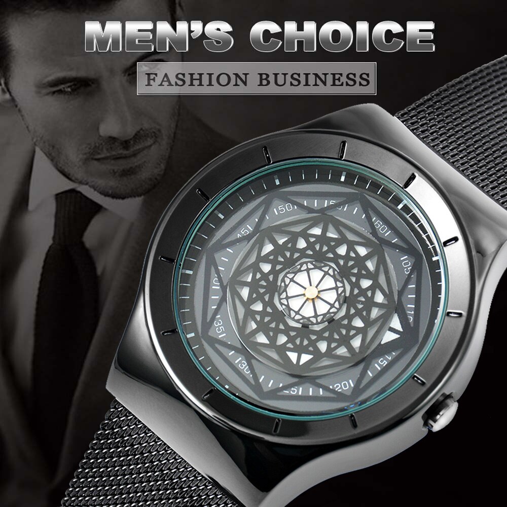 Heren Horloge Mannen Mode Slanke Horloge Eenvoudige Mannen Business Roestvrijstalen Gaas Quartz Horloge Relogio masculino