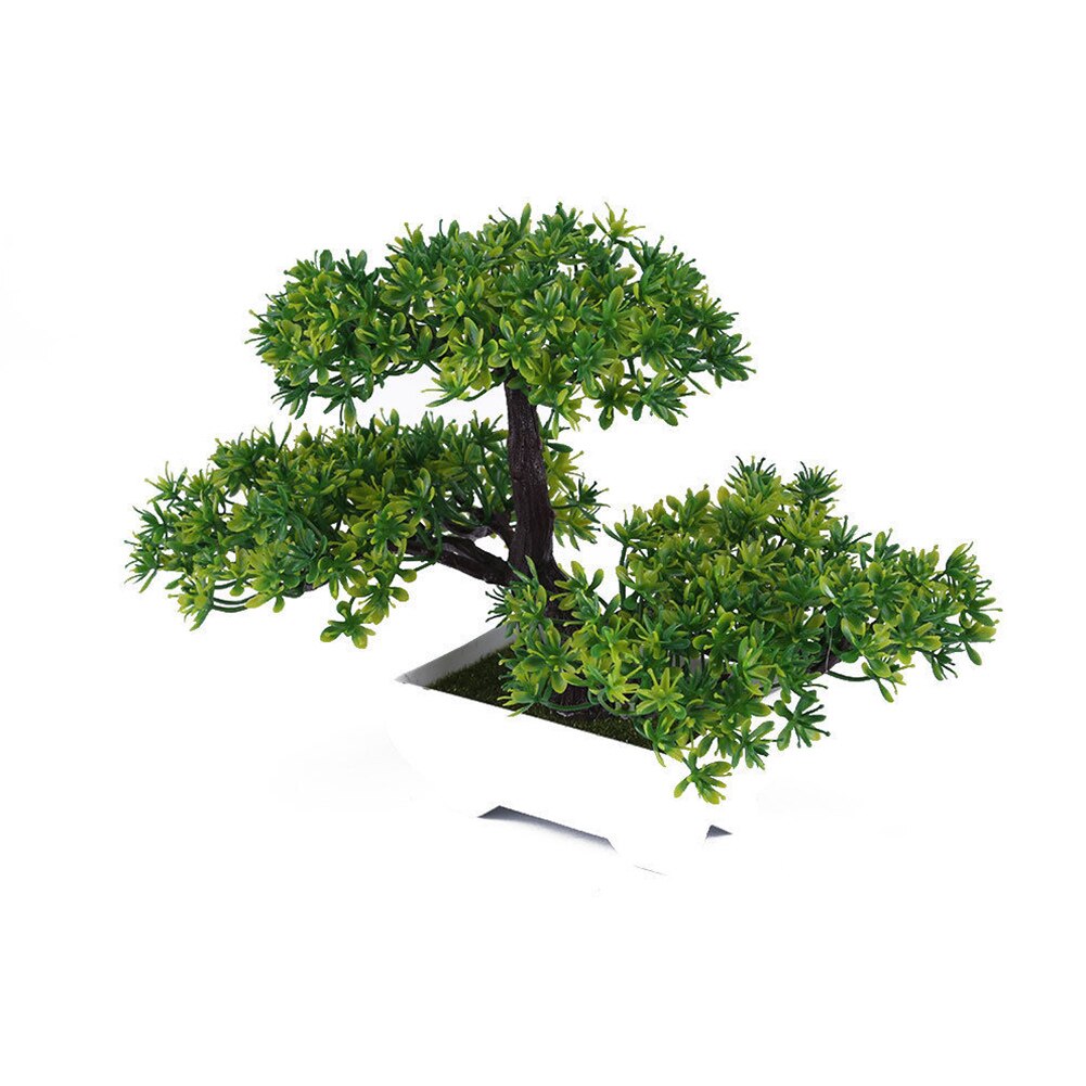 Artificial Bonsai Tree Mini For Home Office Indoor Decor Simulation Plants Desktop Ornaments