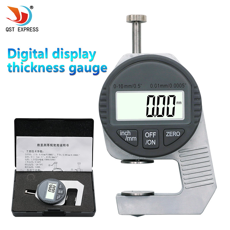 Portable Electronic Dial Indicator Thickness Mini 0.01mm Digital Thickness Gauge Meter 12.7mm Measure Tool Dial Gauge Tester