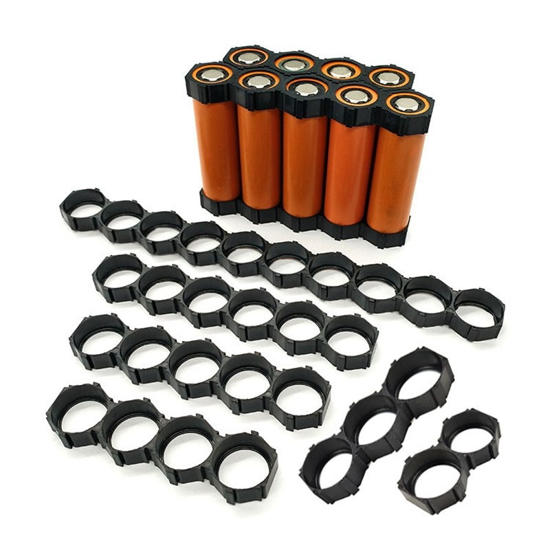 10 Pcs 18650 Lithium Batterij Warmte Houder Beugel Uitlijning Montage Groep Diy Batterij Opbergdoos Case Pack Splicing Base