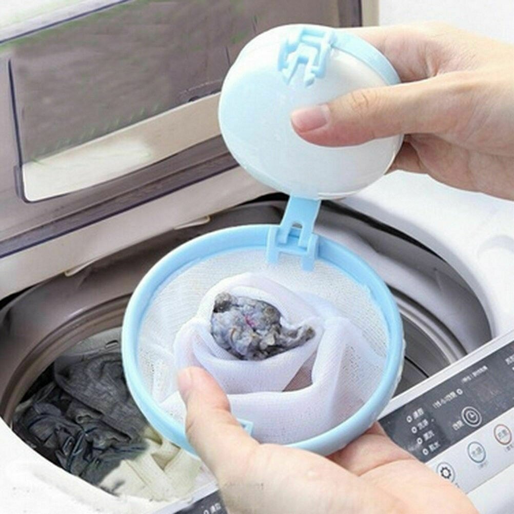 Washing Machine Laundry Filter Bag Mesh Filter Bag Hair Dirt Catch Laundry Filter Bag Drain Hair Catcher Floating Fur Catcher
