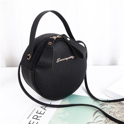 Vrouwen Telefoon Tas Mini Pu Lederen Circular Handtas Eenvoudig Messenger Tassen Voor Vrouwen Vrouwelijke Crossbody Tassen Portemonnee: C002