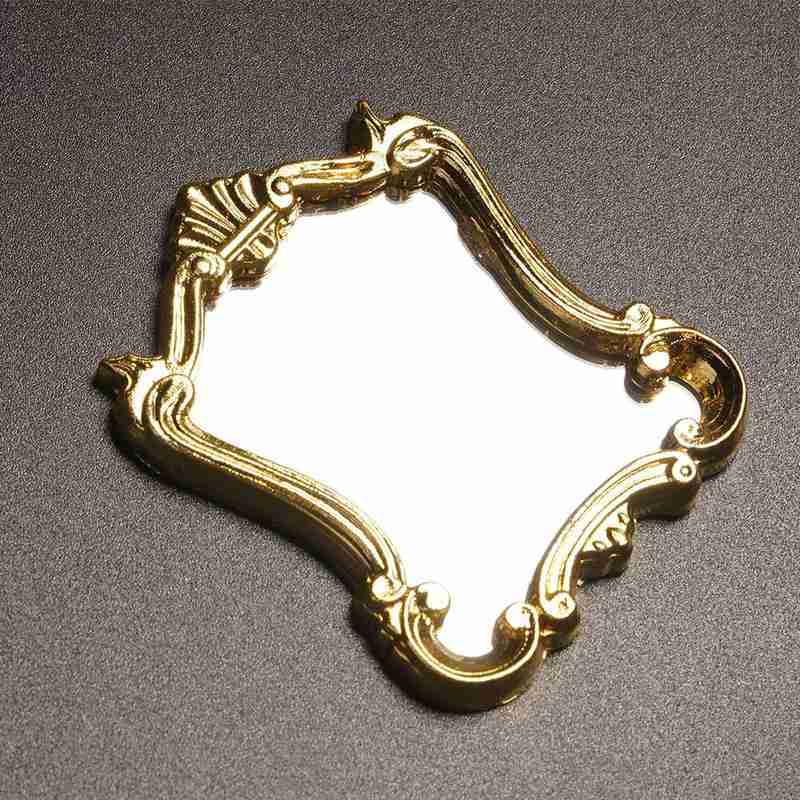 [1:12 Poppenhuis Poppenhuis Mini Meubels Model] Europese Stijl Spiegel Frame