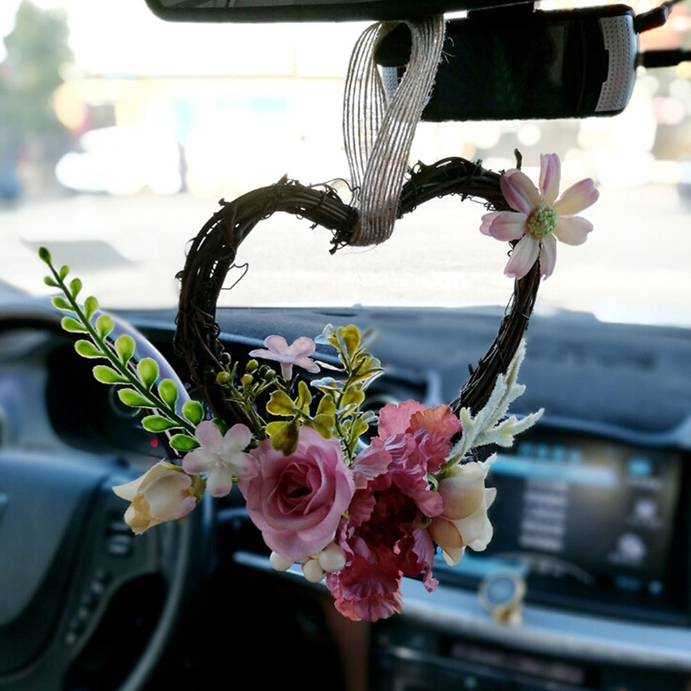 Lente Hart Rose Bloemen Krans Party Thuis Decoratie Voor Bruiloft Arch Front Deur Muur Decor