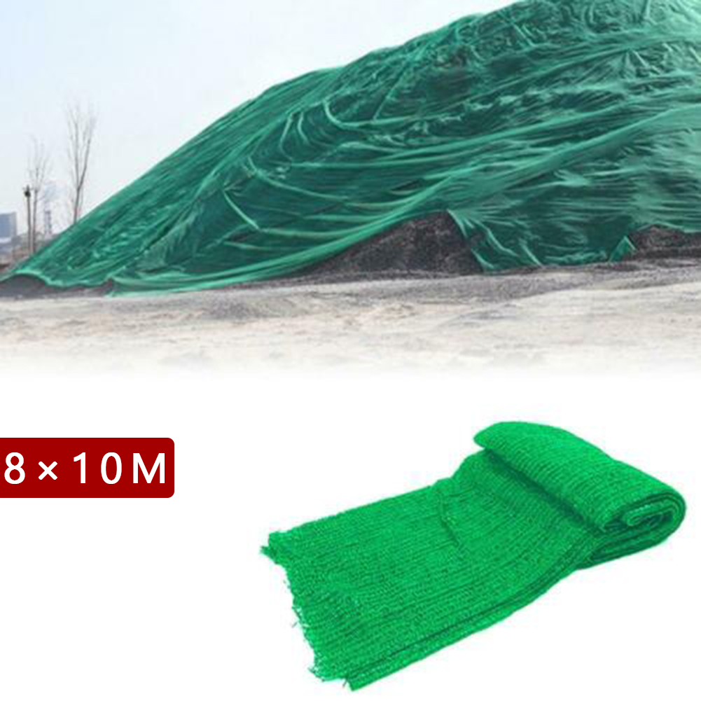 8*10M 3-Pin Green Stofdicht Netto Bouwplaats Zand Cover Bescherm Netto Dak Cover cooling Polyethyleen