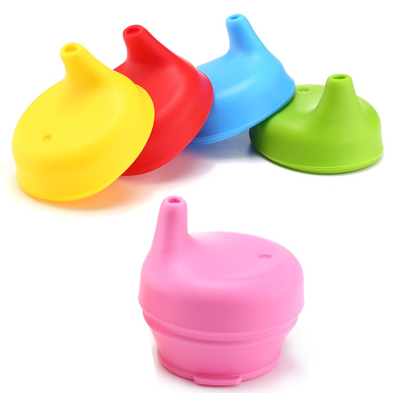 BPA Free Food Grade Silicone Sippy Lids for Cups, small glass drinking sippy lids for Cup