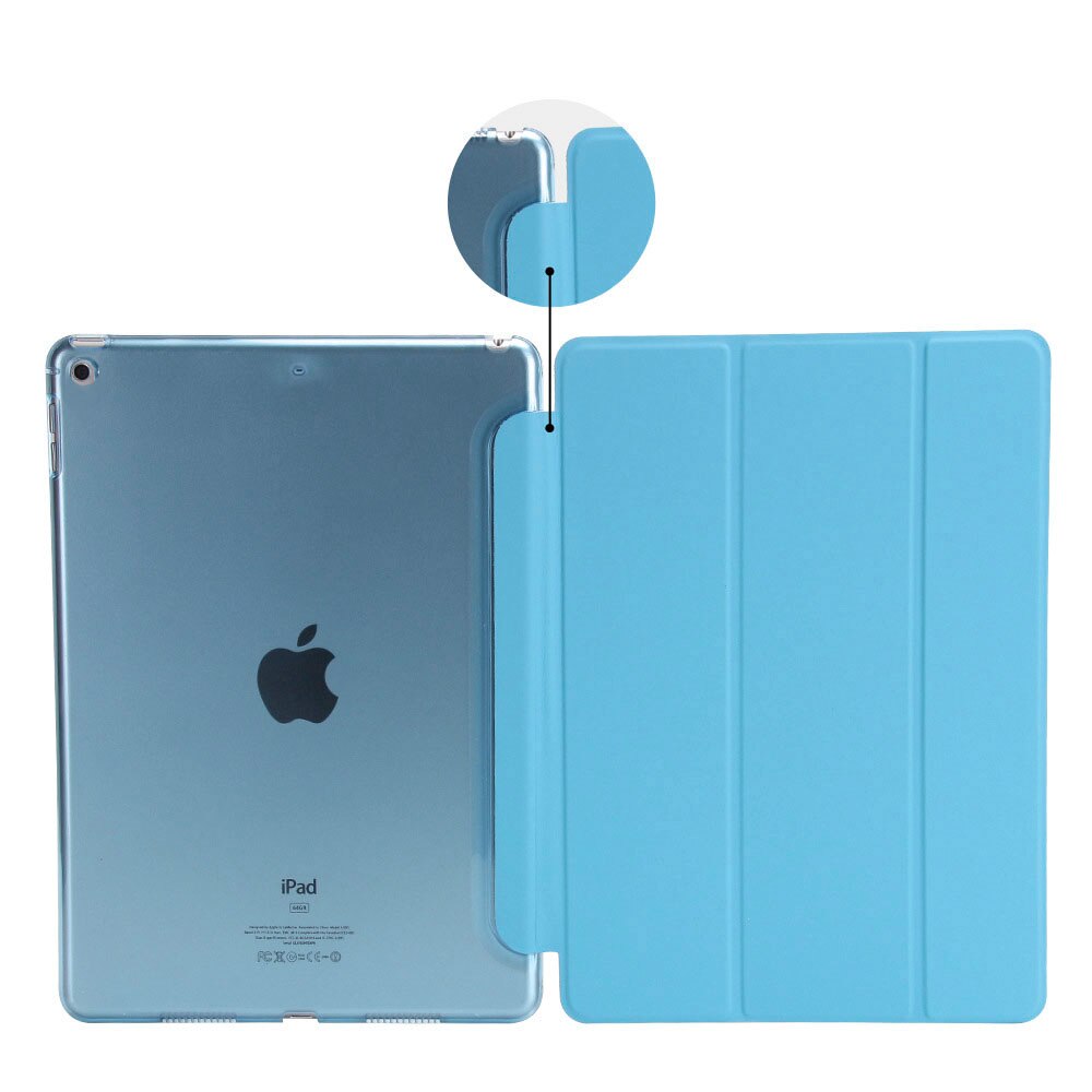 Leder Weichen Fall Für Apple iPad Mini 1 2 3 Stoßfest Widerstand Anti-Staub Abdeckung Fall Für iPad ultra Slim Smart Flip Fall: Blue