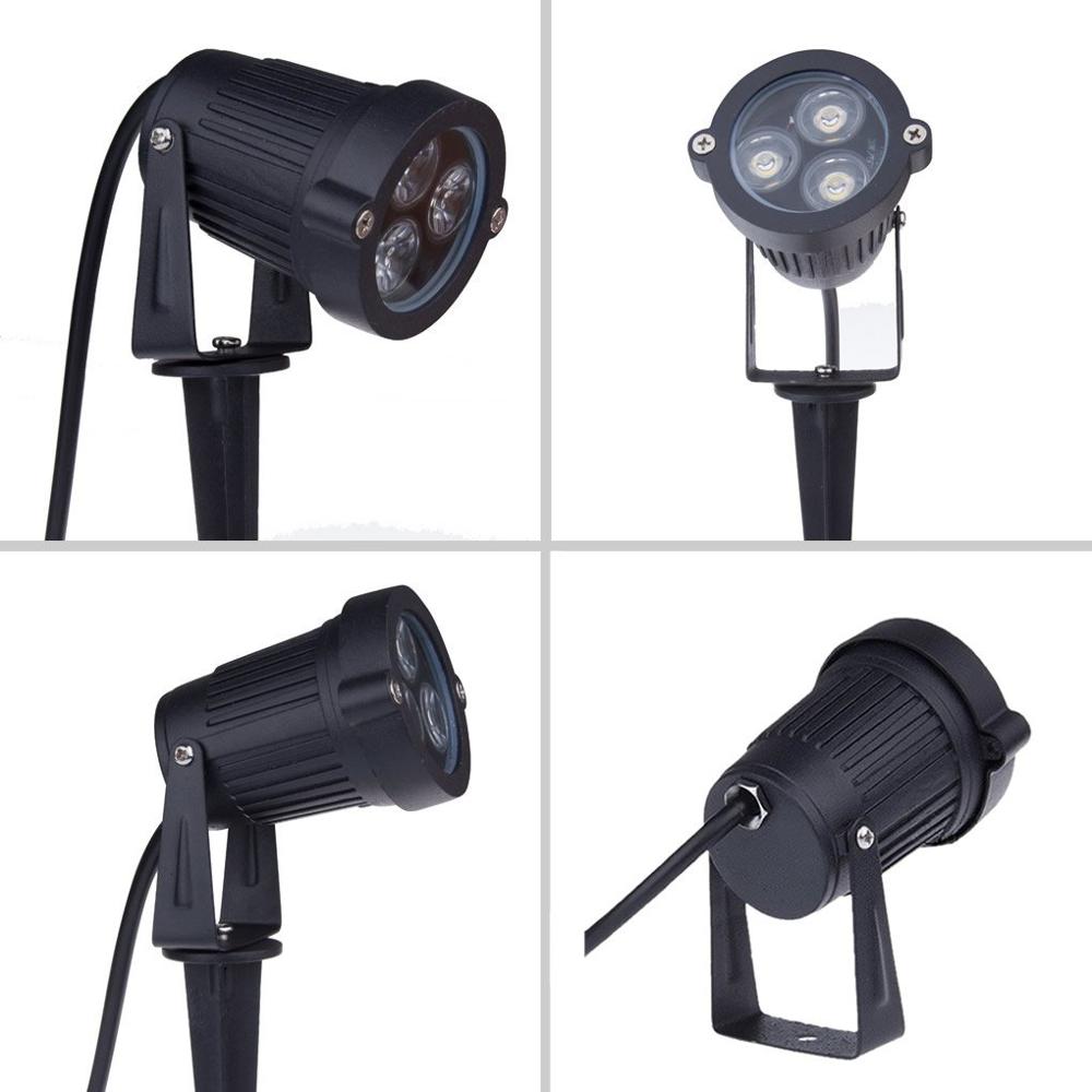 220V 110V Outdoor LED Garden Lawn Light Landscape Lamp Spike Waterproof 12V Path Bulb Warm White Green Spot Lights