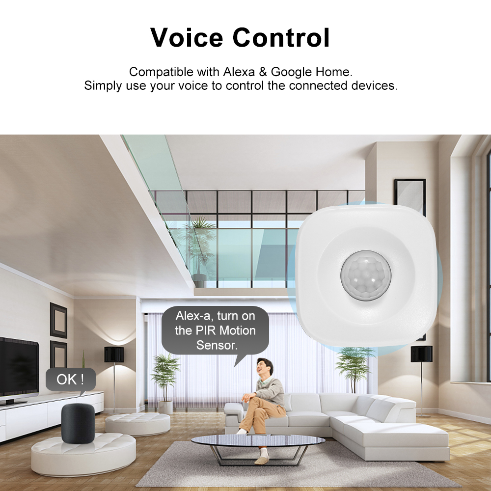 WIFI PIR Motion Sensor Wireless Passive IR Detektor Sicherheit Alarm Sensor Tuya APP Smart Home Control für Alexa Google Hause