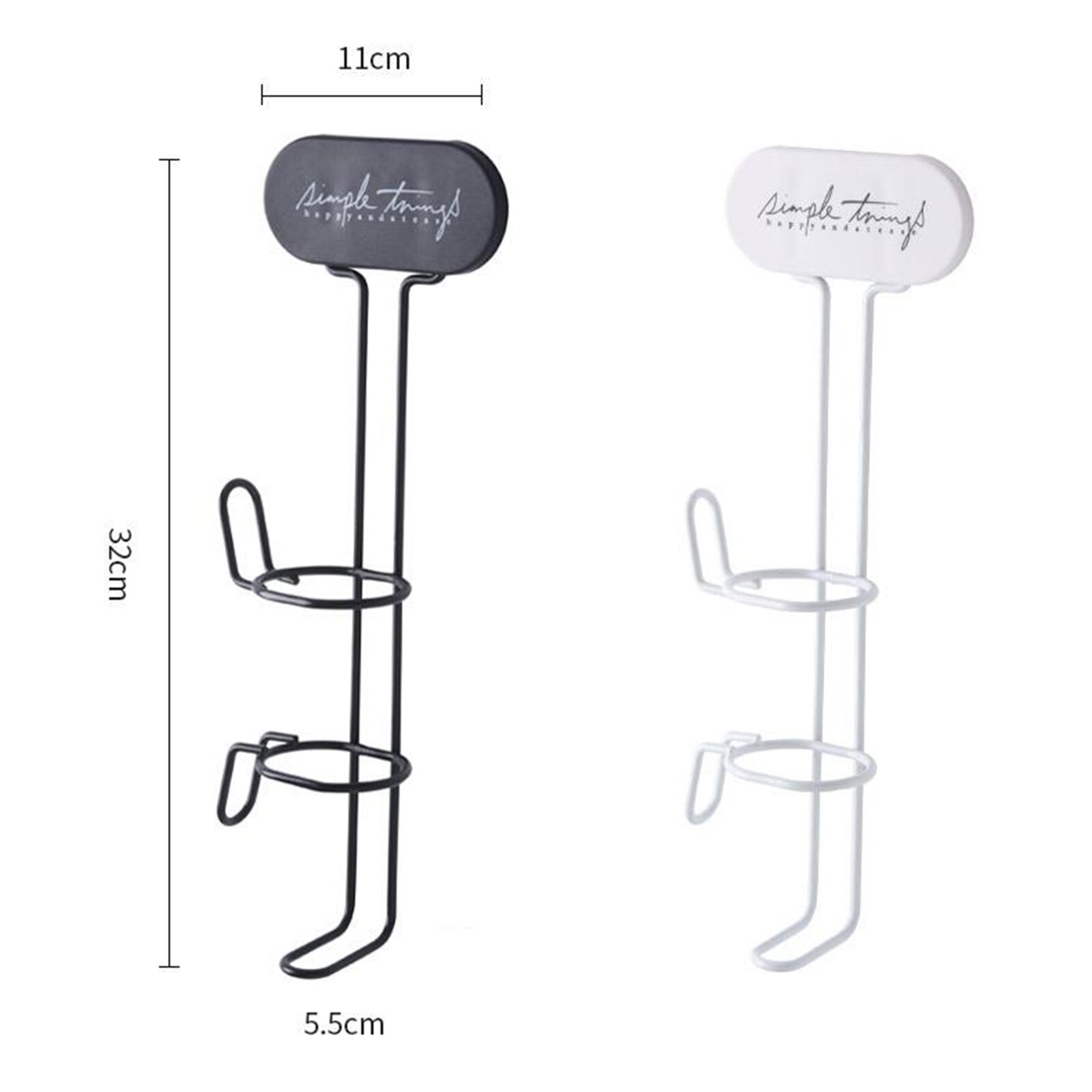 Hair Straightener Storage Rack Wall Mounted Curling Iron Holder Hanger Hair Dryer Holder Hair Dryer Shelf