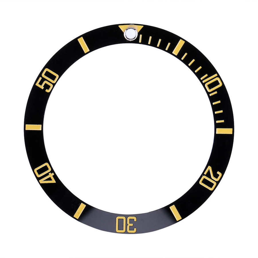 Horloge voor horlogeopslag 4 kleuren keramisch horloge polshorloge bezel inzetstuk lus vervangende onderdelen horlogekast: Jie jin