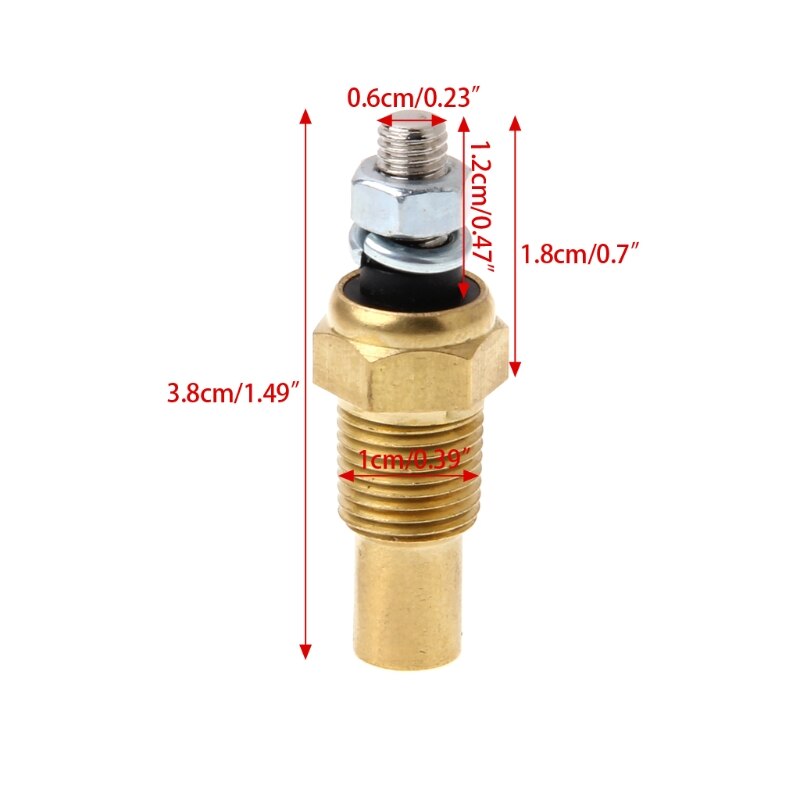 1/8 npt temperatur temp sensor vannolje enhet avsender måler elektrisk avsender vdo metall