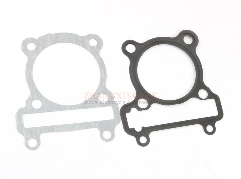 Kit de cilindros de 63mm y Kit de cilindros de 180CC, junta de cilindro y Kit de pistón y leva y balancín para YAMAHA BWS ZUMA 125 YW125 CYGNUS-X 4V: Cylinder gasket