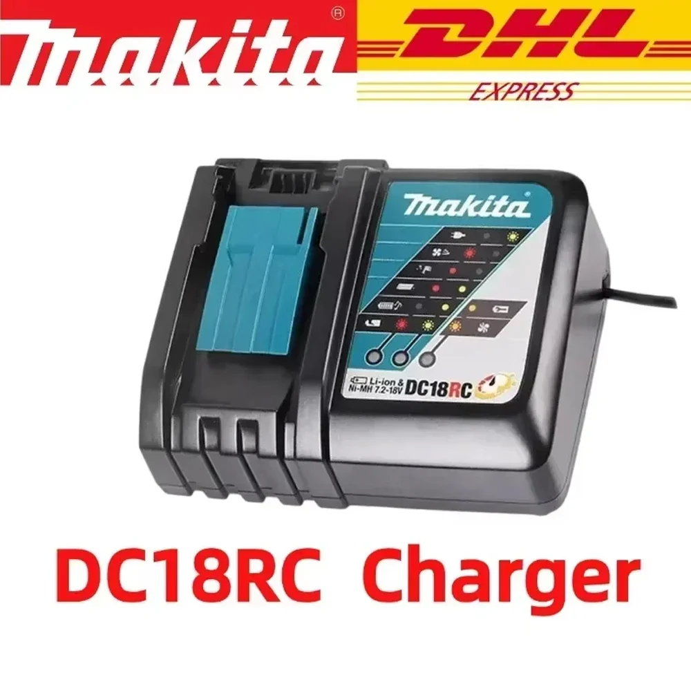100% batterie Rechargeable d'origine Makita 18V 6.0Ah, pour batterie d'outils électriques Makita BL1830 BL1830B BL1840 BL1840B BL1850 BL1850B: GRIS