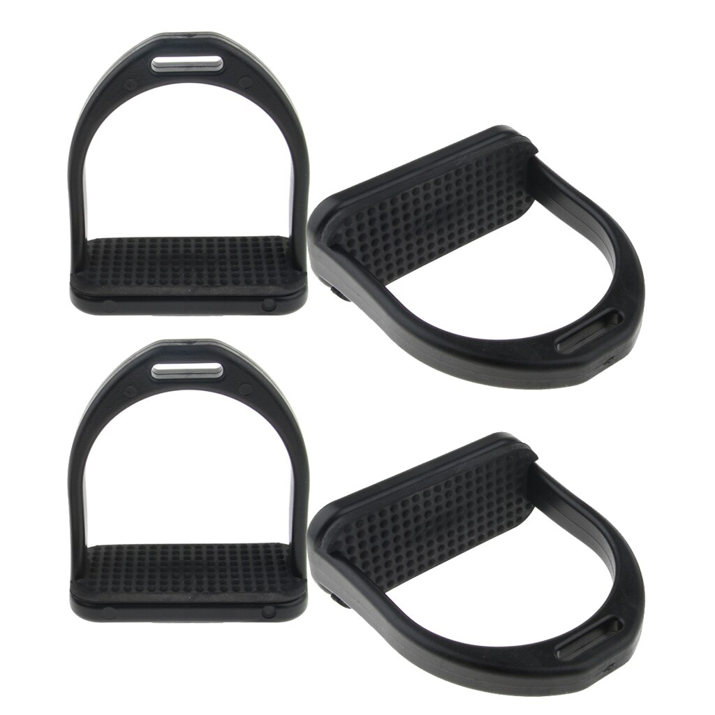 2 pares de estribos de caballo inglés, estribos de caballo, estribos dobles articulados, chico adulto