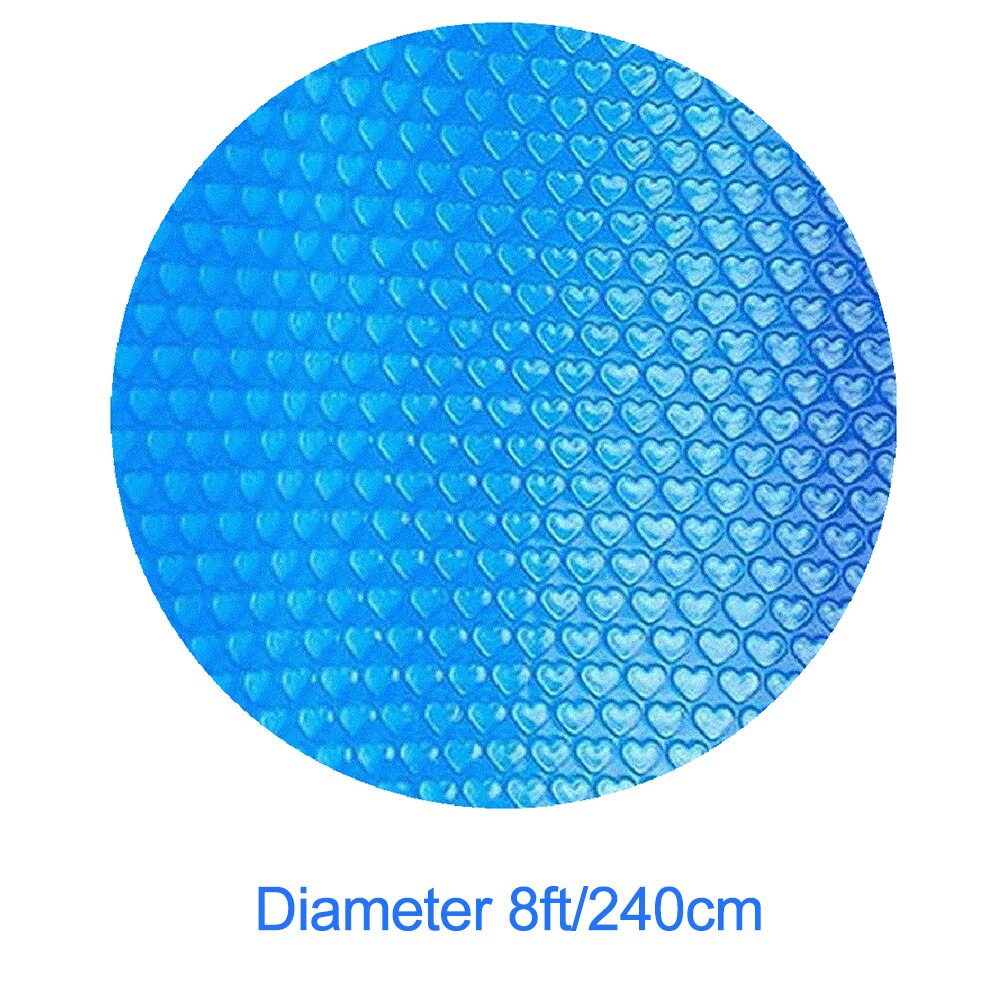 Swimming Pool Cover Rectangular/Round Solar Summer Waterproof Pool Tub Dust Outdoor PE Bubble Film Blanket Accessory Pool Cover