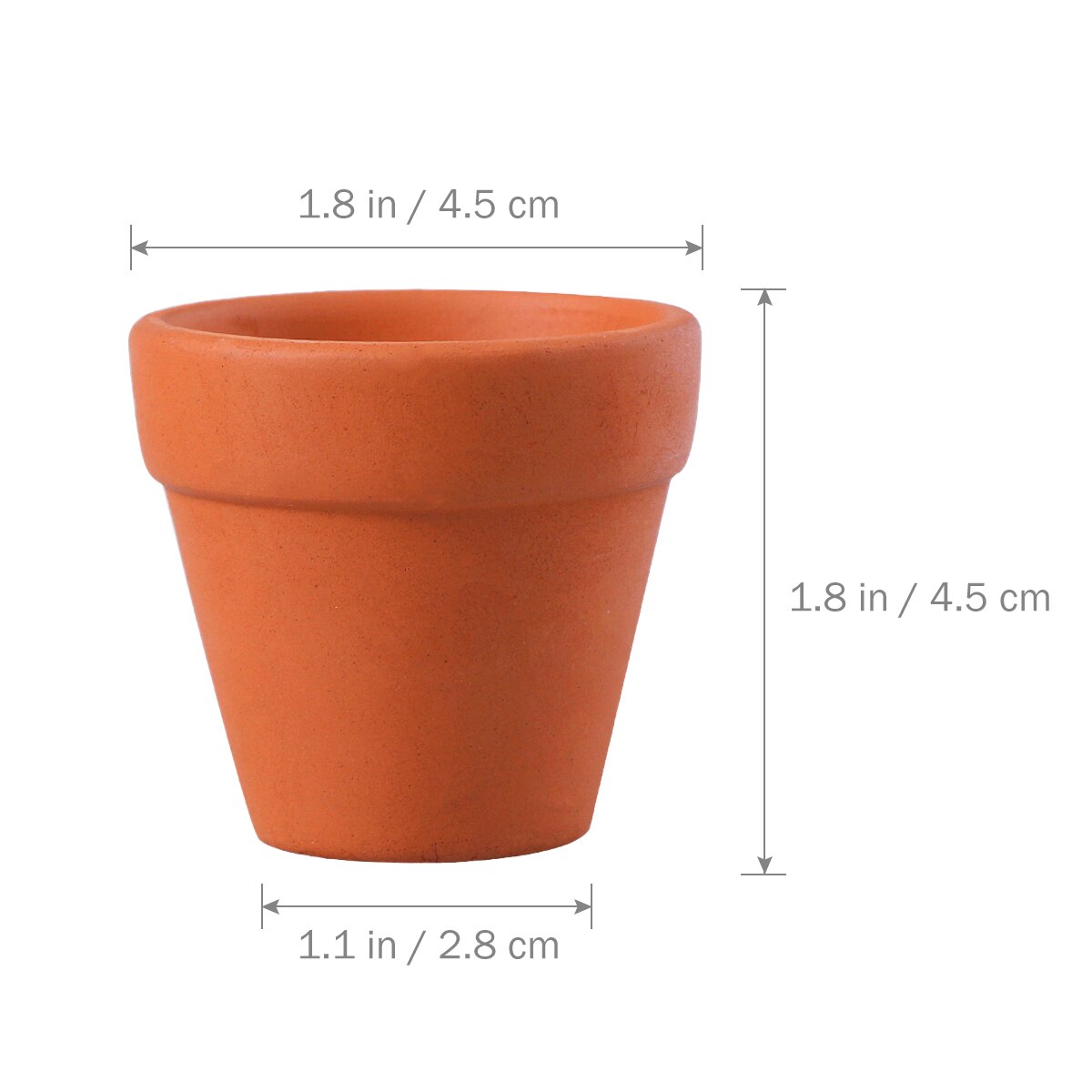 10 stk små mini terrakotta gryte leire keramiske keramikk planter planter kaktus blomsterpotter saftige barnehagepotter flott til planter håndverk