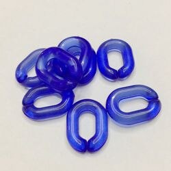 60 uds. Eslabones de cadena acrílicos accesorios de encanto DIY para hacer joyas 15*20mm: 6