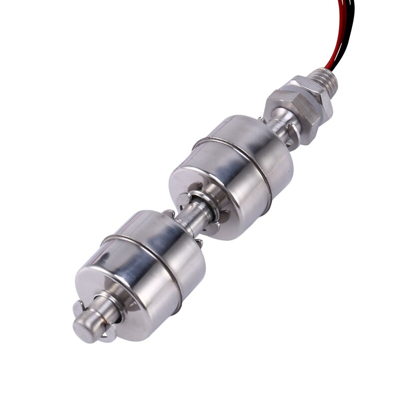 100mm Stainless Steel Float Switch Water Tank Liquid Level Sensor Double Ball Float Switch Water Tank Flow Sensor