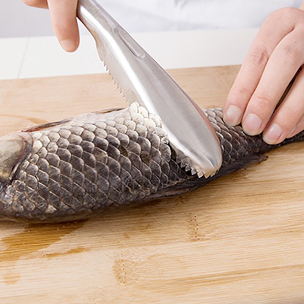Cooking Tools Fish Cleaning Knife Skinner Fish Skin Scraper Fishing Cleaning Remover Stainless Steel Fish Scales Gadget #W2G