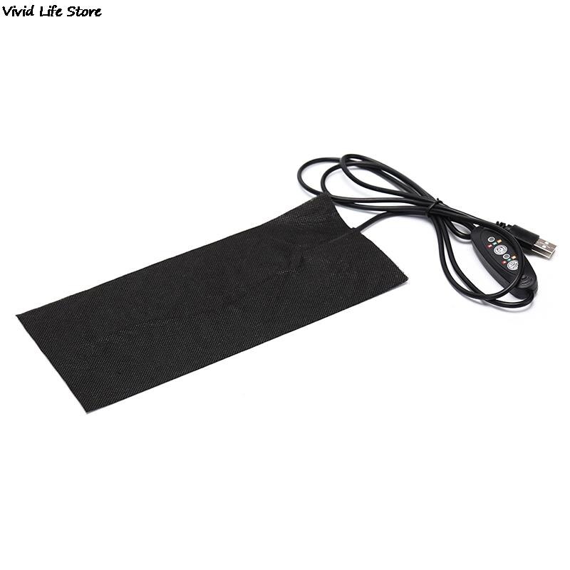 Usb elektrisk varmepude 3 gear justeret temperatur diy termovest jakke tøj varmepuder 1pc