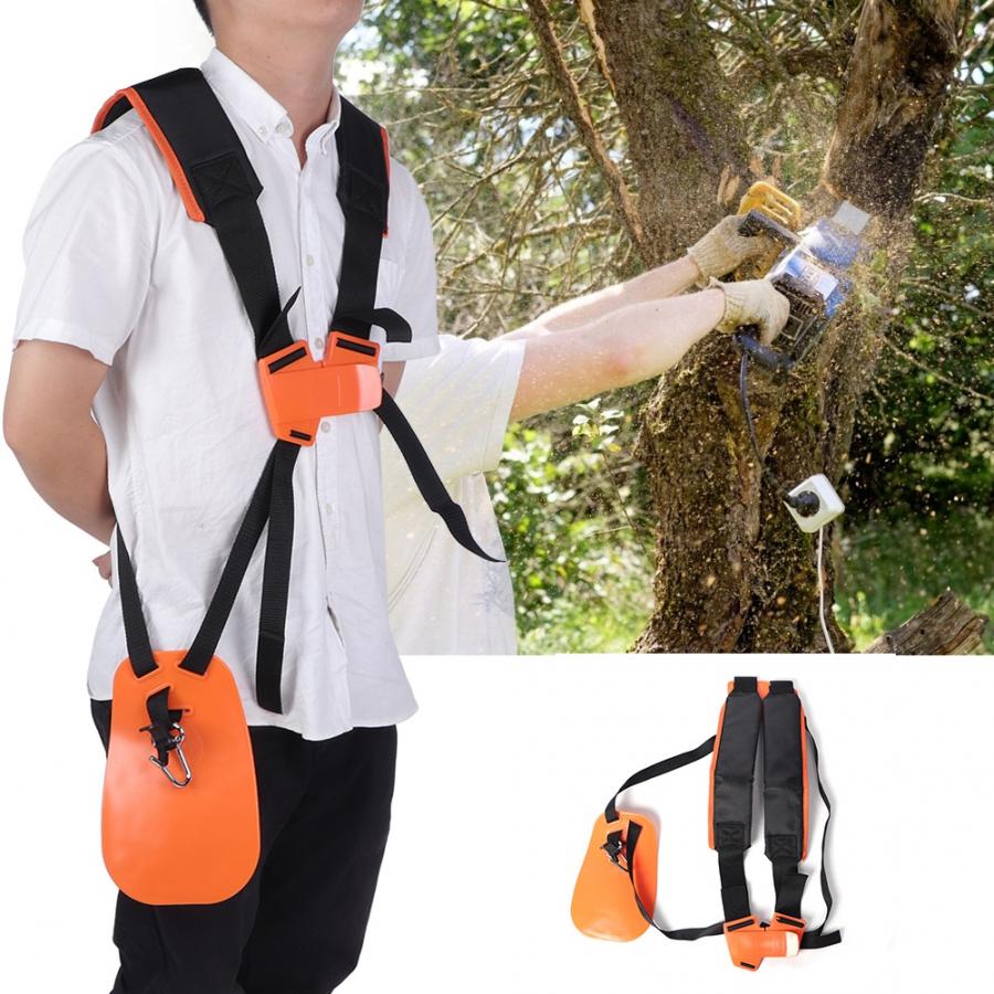 Strimmer Padded Belt Adjustable Double Trimmer Shoulder Strap Mower Nylon Belt for Brush Cutter Tool Trimmer Shoulder Strap