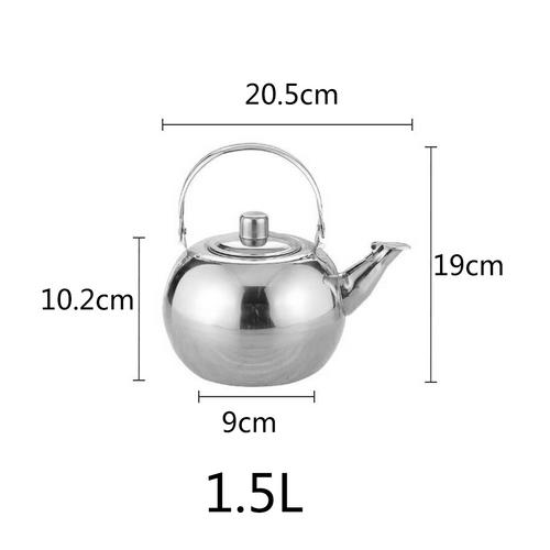 Roestvrij Staal Theepot Fluitje Ketel Fornuis Inductie Kookplaat Koperen Pot Geurende Thee Kokend Water Container Keuken Accessoires: Type 6 B