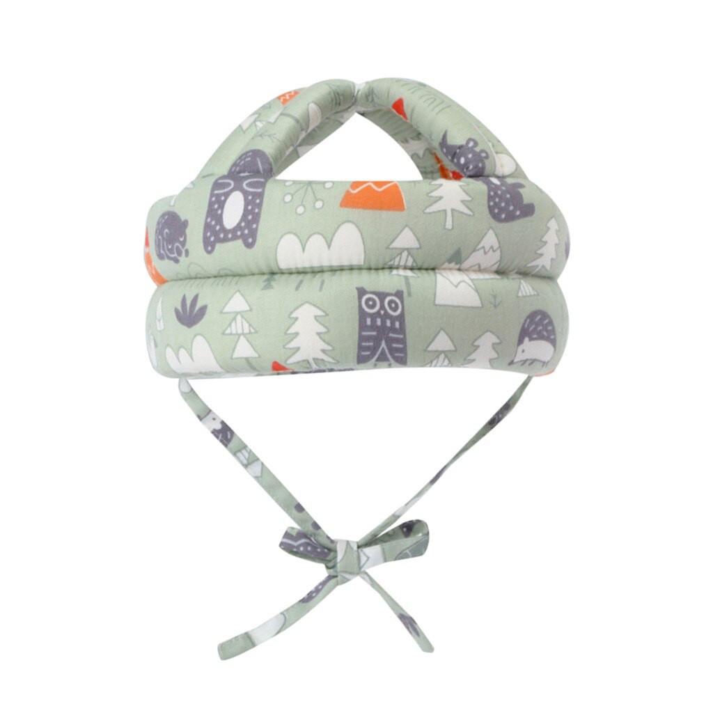 Regolabile Del bambino Del Cotone pad di Protezione della Testa Casco anti-urto della Testa di Capretto Dei Bambini Del bambino di Sicurezza Del Prodotto Caschetto di Protezione Cuscino # t5P: H