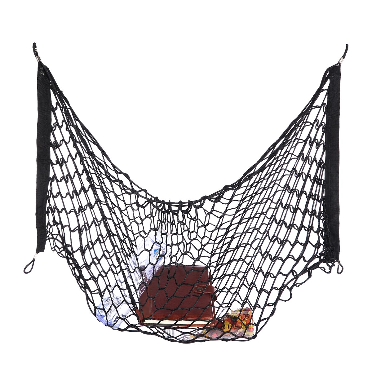 1 pc 90*40cm universal bil bagagerum last elastisk dobbelt net net bagageopbevaringsholder bil styling bil lastbil net