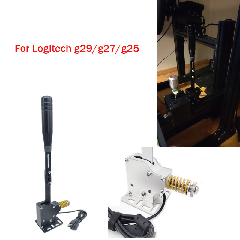 Handbroms för logitech  g29/g27/g25 pc hallsensor usb sim racing för thrustmaster  t300 t500 racingspel ratt