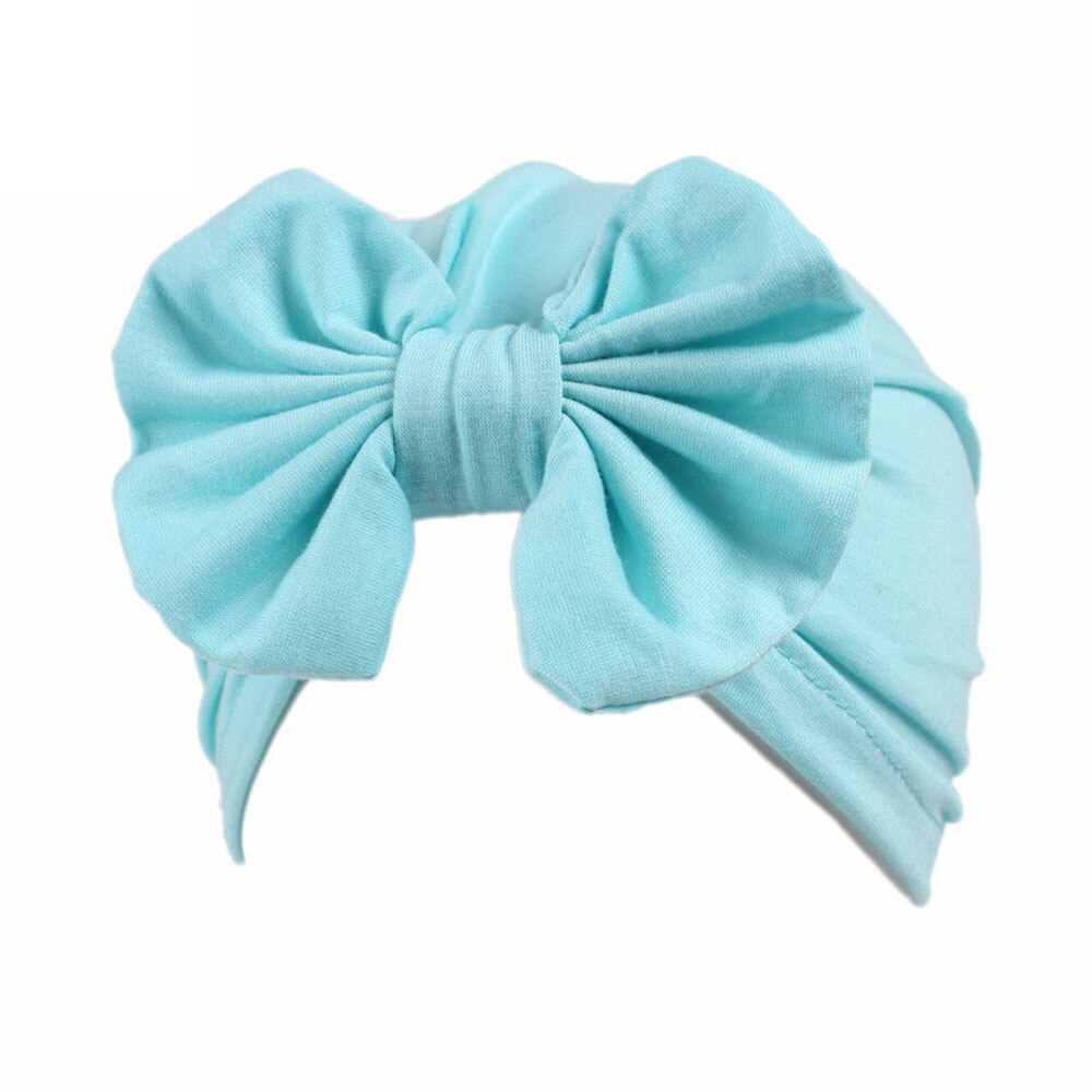 Hoofddeksels Bandana Kinderen Baby Meisjes Boho Hoed Beanie Sjaal Tulband Head Wrap Cap Fotografie Props Voor Kinderen 3-8 jaar Oud: Blue 