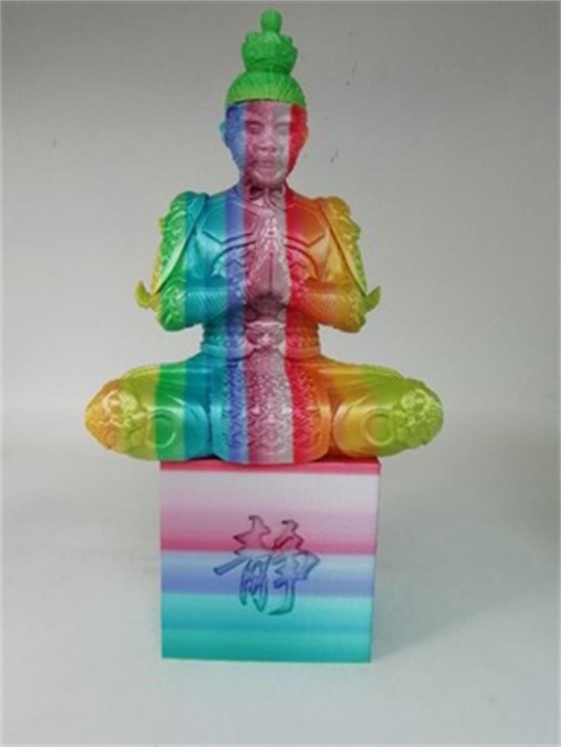 3D consommables d'impression PLA 1.75mm arc-en-ciel multicolore dégradé 1kg Pla Filament soie surface texture haute brillance lisse