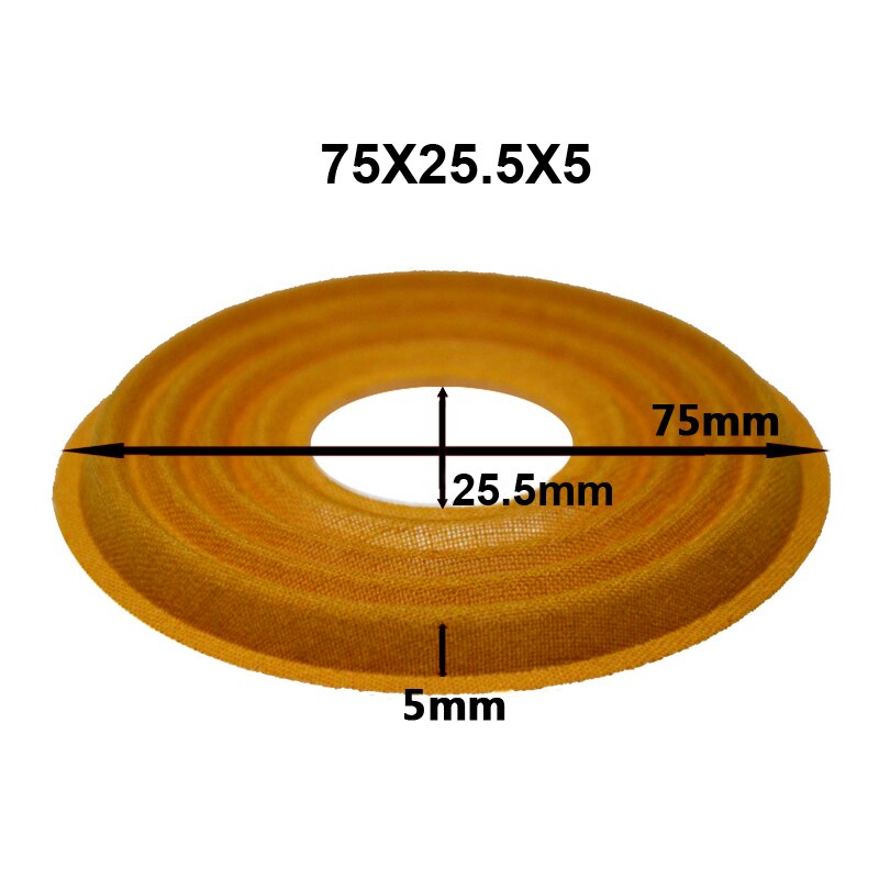 2 uds. De altavoces de onda elástica de 58x2 0/72x25.5/75x1 9/75x25,5mm, Subwoofer, altavoz de graves profundos, amortiguador de araña para reparación