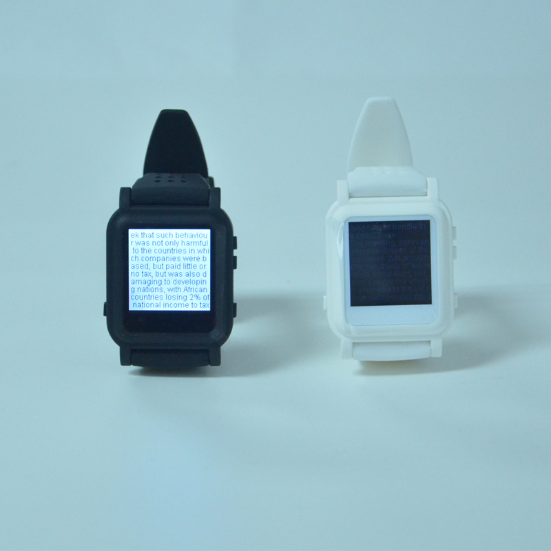 Reproductor mp4 con botón de emergencia, reloj de memoria con 10 líneas de texto, txt ebook, 4GB, 8GB, color blanco y negro,