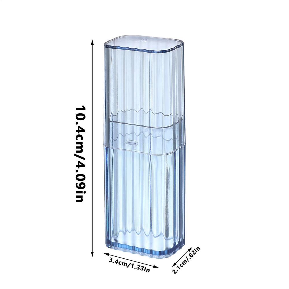 Wattestäbchen Glas Wattestäbchen Halfter Wattestäbchen Spender mit Deckel Kunststoff Ohr Stock Tupfer Halfter Badezimmer Vorratsgläser: Blau