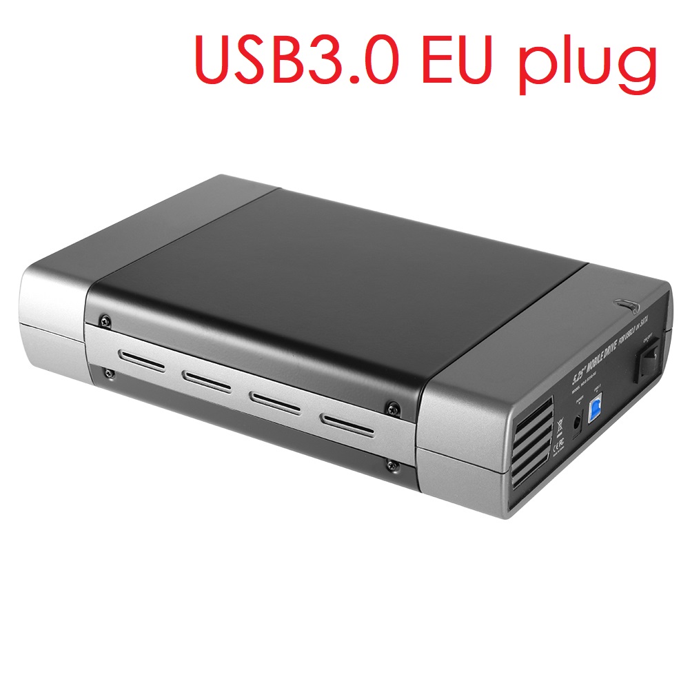 5.25 inch USB 3.0 SATA External Optical Drive Case Enclosure Box Adapter For Windows 7 For Mac PC: Gold